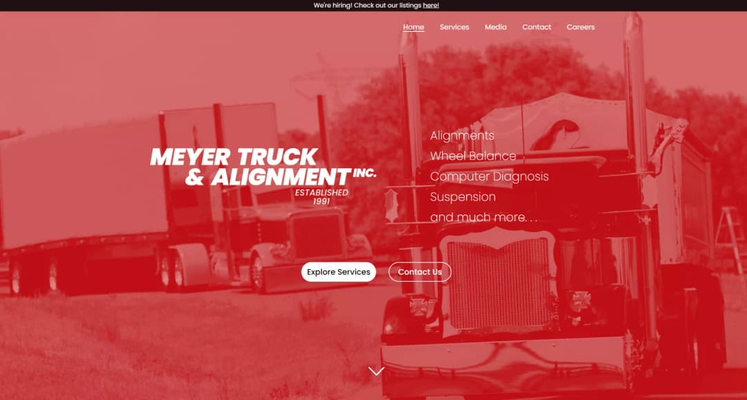 Meyer Truck & Alignment Website
